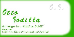 otto vodilla business card